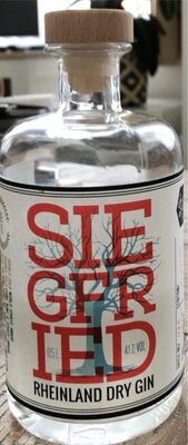 Rheinland Dry Gin front packaging