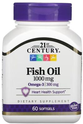 Fish oil, 1000 mg front packaging