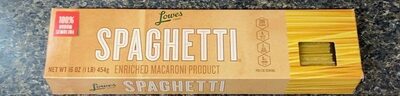 Spaghetti front packaging