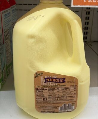 2% Reduced Fat Milk