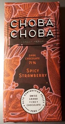 Dark Chocolate 71% Spicy Strawberry
