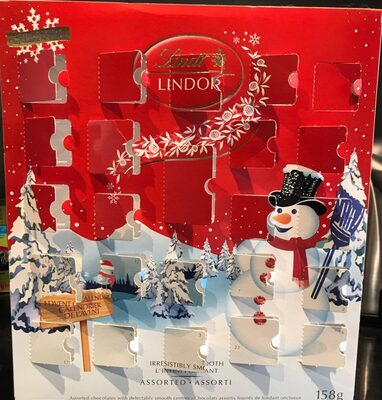 Lindor Snowman Advent Calendar