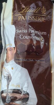 Lindt Swiss Premium Couverture front packaging