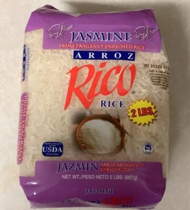 Jasmine rice front packaging