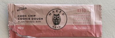 choc chip cookie dough plantbased bar