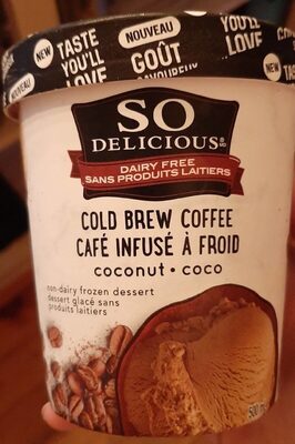Cold Brew Coffee Coconut Milk Non-Dairy Ice Cream