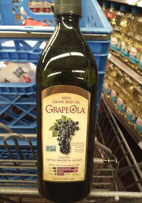 100% Grape Seed Oil front packaging