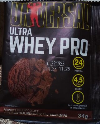 Ultra Whey Pro sabor Sorvete de Chocolate front packaging