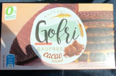 Gaufres cacao caramel