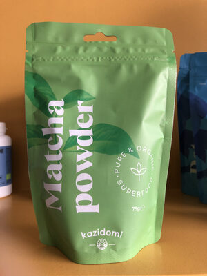 Poudre de Matcha Bio 75g front packaging