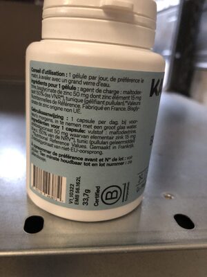 Zinc Bisglycinate 90 gélules