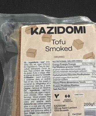 Tofu smoked