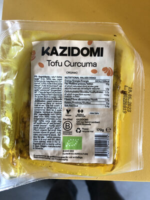 Tofu Curcuma Bio 170g front packaging