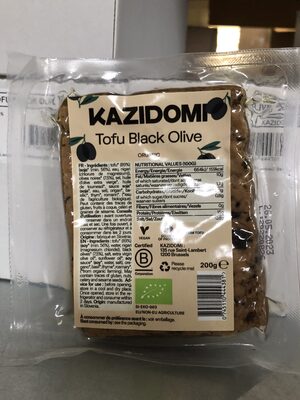 Tofu Olive Noire Bio 200g