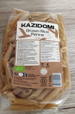Penne Riz Brun Sans Gluten Nouvelle Recette Bio 300g