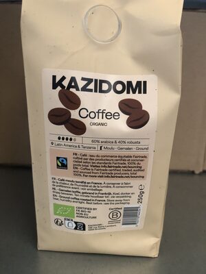 Café Corsé Moulu Fairtrade Amérique latine & Tanzanie Bio 250g
