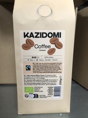 Café Equilibré Moulu Fairtrade Pérou Bio 250g