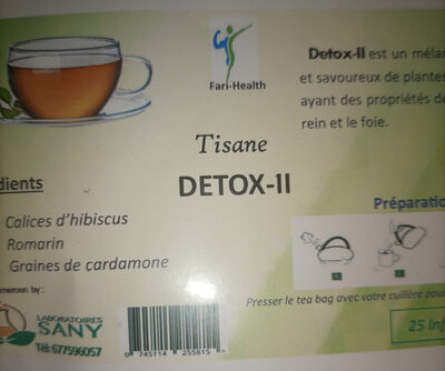 DÉTOX II front packaging