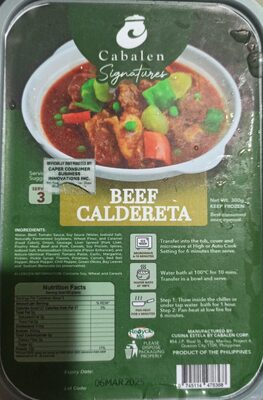 Beef Caldereta