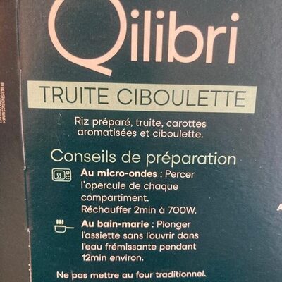 Truite ciboulette riz