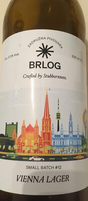 small batch #12 Vienna lager front packaging