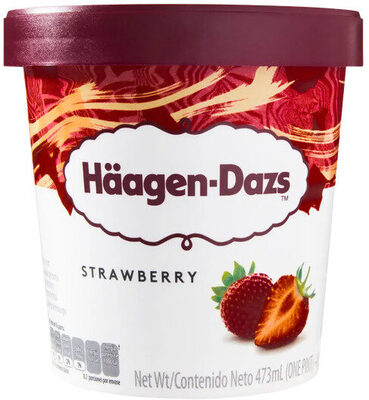 Sorvete Morango Häagen Dazs Pote 473ml