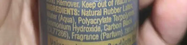 Unknown ingredients label