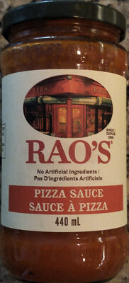 Rao's Pizza Sauce front packaging