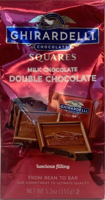 Milk Chocolate Double Chocolate Squares