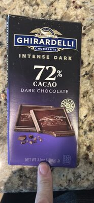 INTENSE DARK 72% CACAO DARK CHOCOLATE