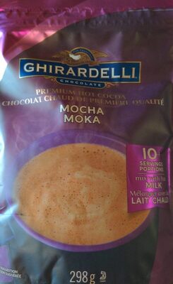 Premium Hot Cocoa Mocha front packaging