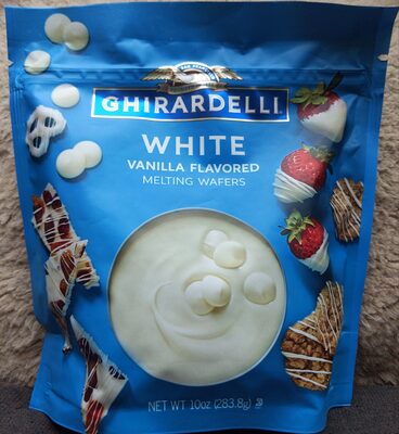 White Vanilla Flavored Melting Wafers