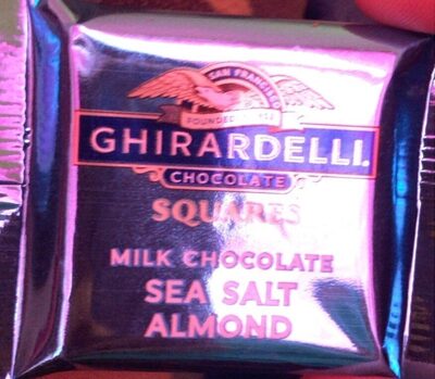 Milk chocolate sea salt almond