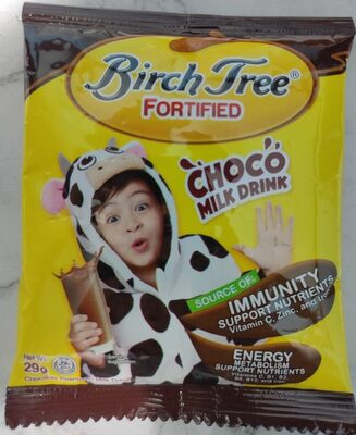 Birch Tree Chocomilk front packaging