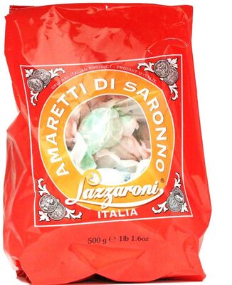 Lazzaroni - Amaretti Cookies, 17.6oz (500g) Bag