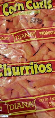 CORN CURLS CHURRITOS front packaging
