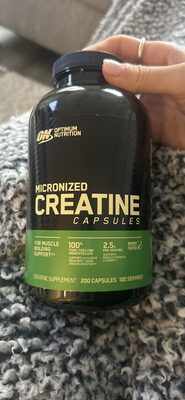 Micronized Creatine Capsules