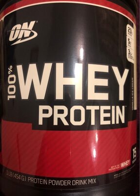 100% Whey protein front packaging
