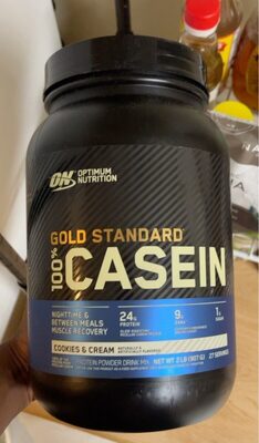 Gold standard casein front packaging