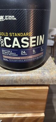 100% Casein front packaging