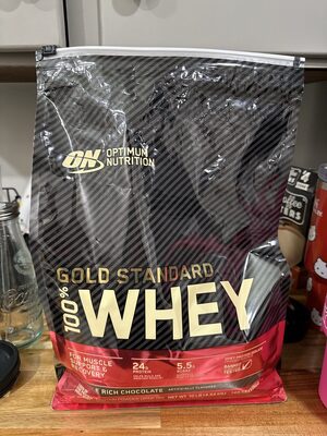 Gold Standard 100% Whey Double Rich Chocolate Protein Powder Drink Mix
