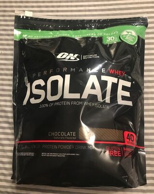 Optimum Nutrition Preformance Whey Isolate chocolate