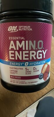 ESSENTIAL AMIN.O. ENERGY front packaging