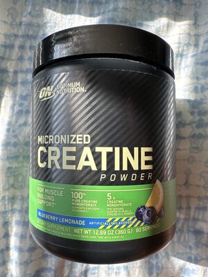 Micronized Creatine Powder front packaging
