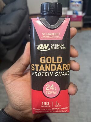Gold standard protein shake (Strawberry)