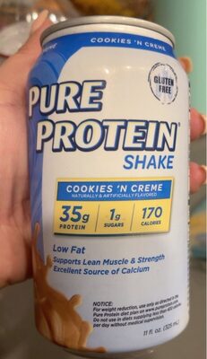 Cookies ‘N cream front packaging