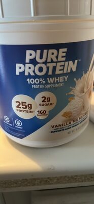 100% Whey Vanilla Milkeshake Protein Powder