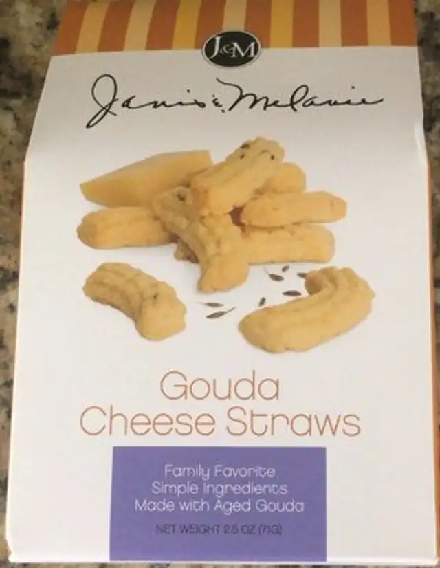 Gouda cheese straws
