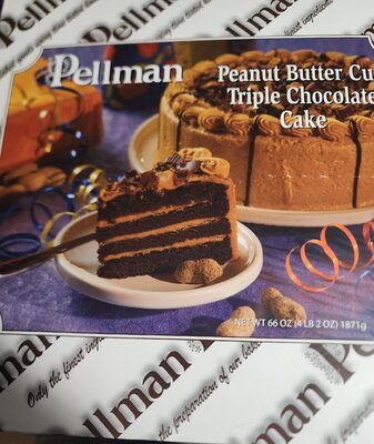 Peanut Butter Cup Triple Chocolate Cake