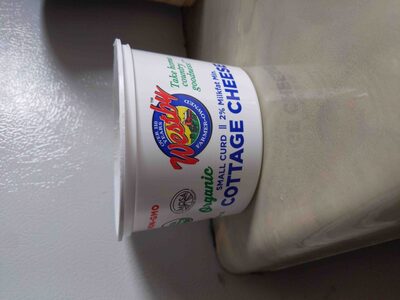 Small curd 2% fat organic cottage cheese